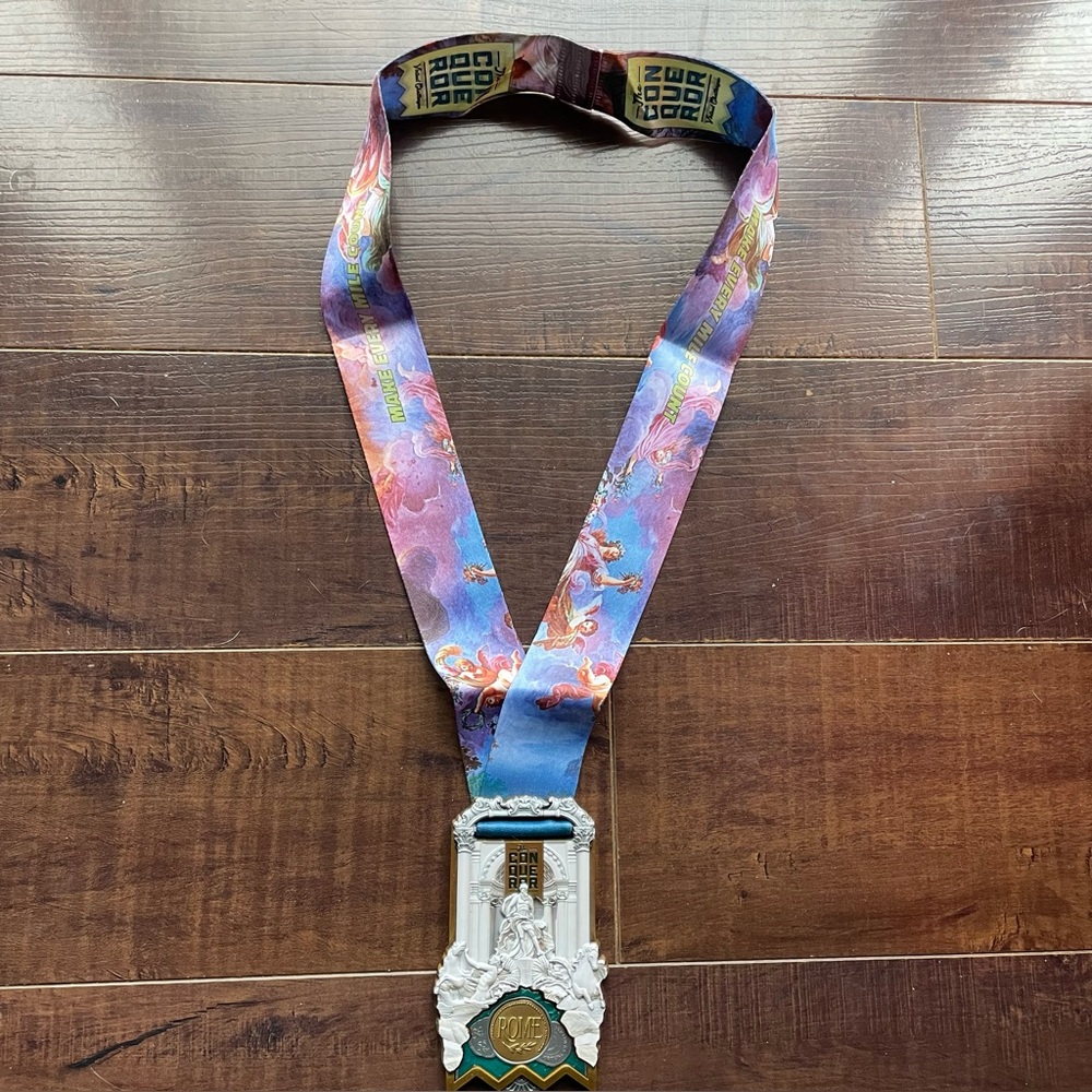 The Conqueror Virtual Distance Challenges Medal - Roman Empire-Themed Challenge